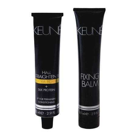 Keune Hair Straightener Extra Forte + Silk Protein Cream, With Fixing Balm, 85ml - Main Image