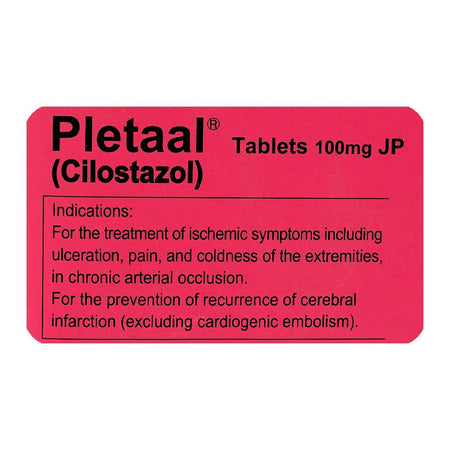 Otsuka Pharmaceutical Pletaal Tablet, 100mg 1-Strip - Image 5