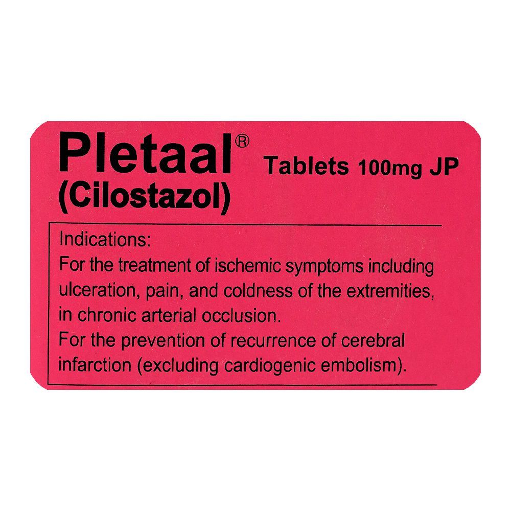 Otsuka Pharmaceutical Pletaal Tablet, 100mg 1-Strip - Image 5
