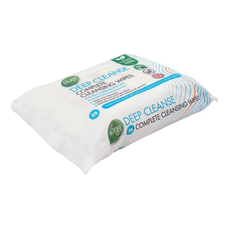 Pure Deep Cleanse Complete Cleansing Wipes, Vitamin B3, Aloe Vera, 25-Pack - Main Image