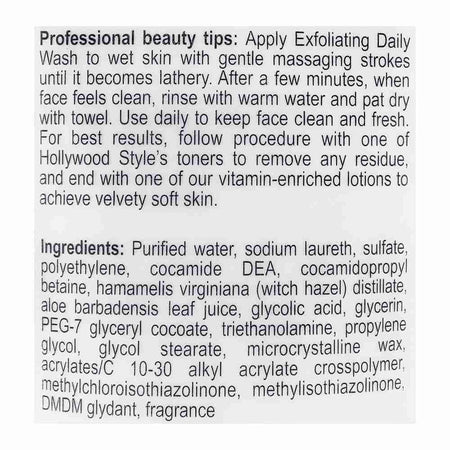 Hollywood Style Exfoliating Daily Wash 150ml - Image 3