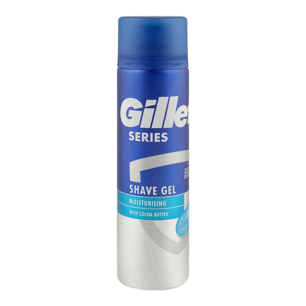 Gillette Series Moisturizing Shave Gel with Cocoa Butter, 200ml - Main Image