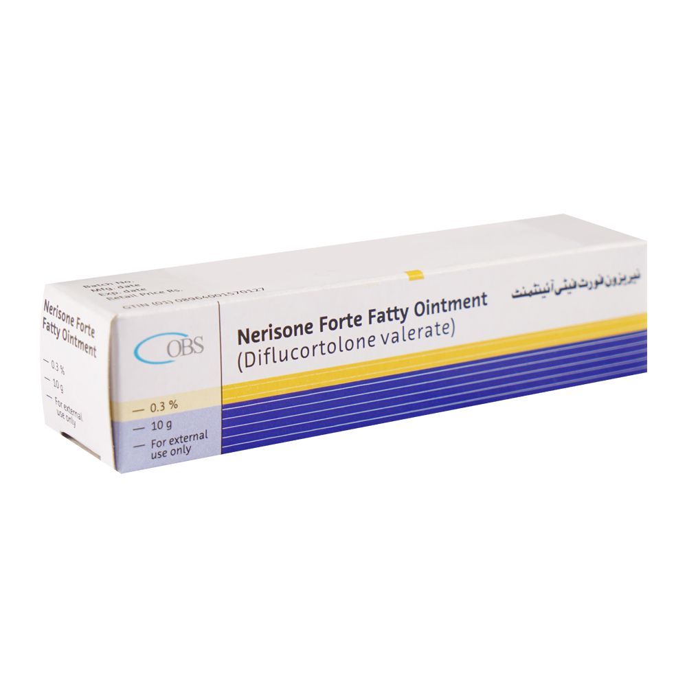 OBS Pharmaceuticals Nerisone Forte Fatty Oint, 10g - Main Image