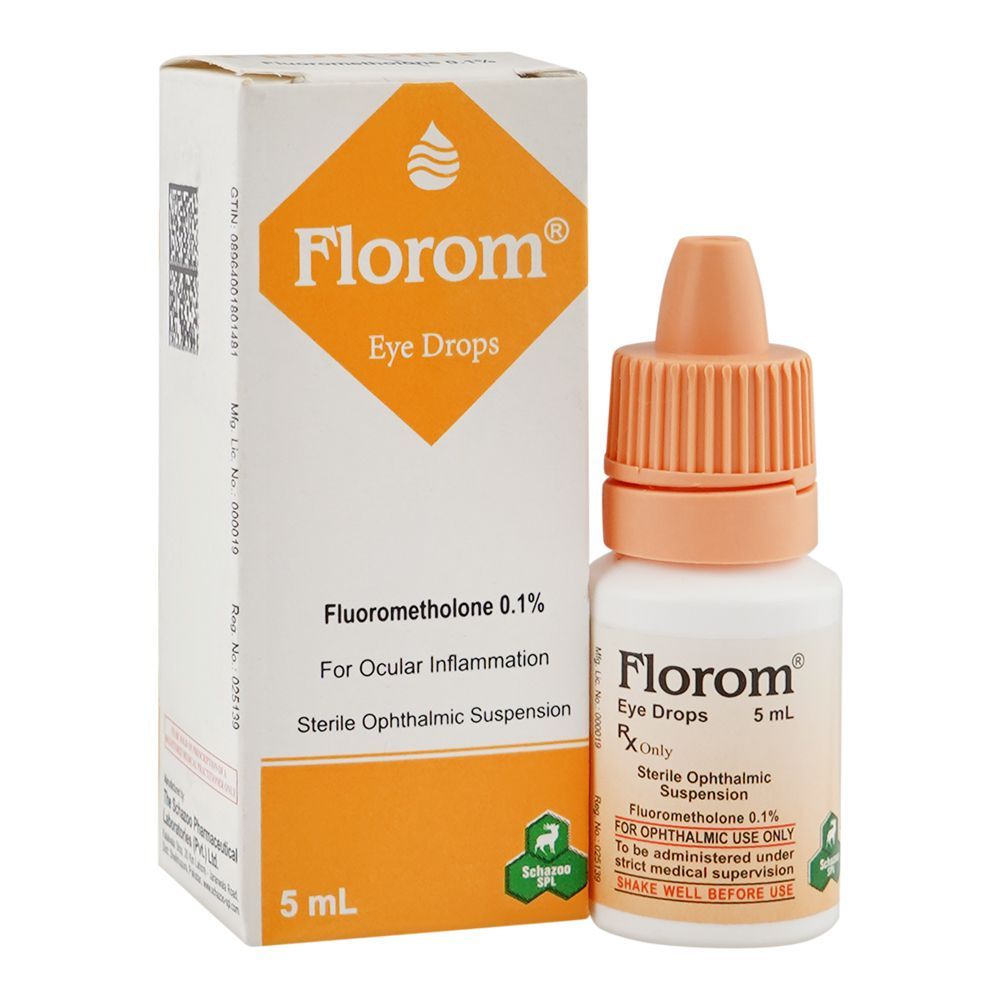 Schazoo Pharmaceutical Florom Eye Drop, 5ml - Main Image
