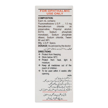 Schazoo Pharmaceutical Florom Eye Drop, 5ml - Image 3