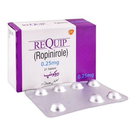GSK Requip Tablet, 0.25mg, 21-Pack - Main Image