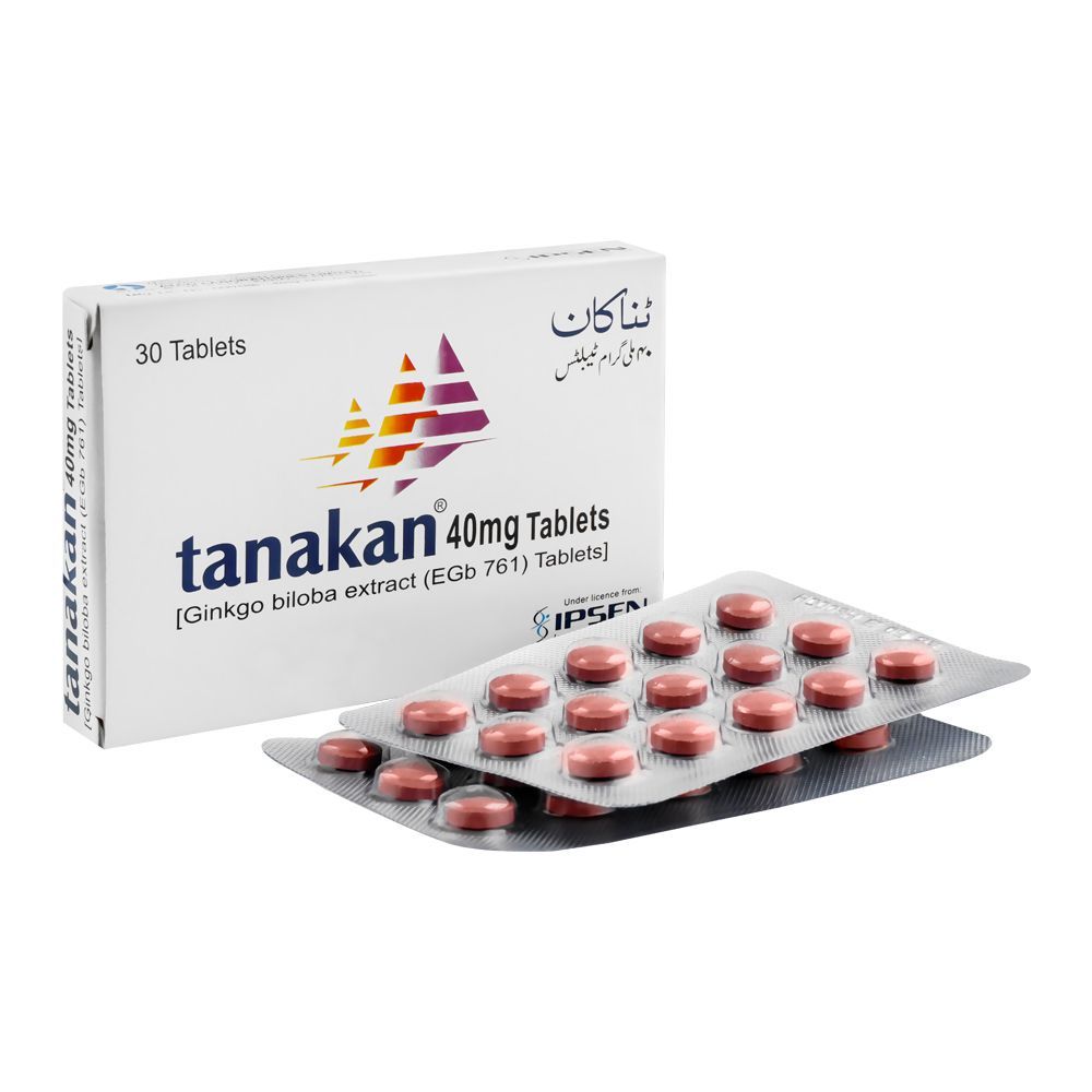 ATCO Laboratories Tanakan Tablet, 40mg, 30-Pack - Main Image