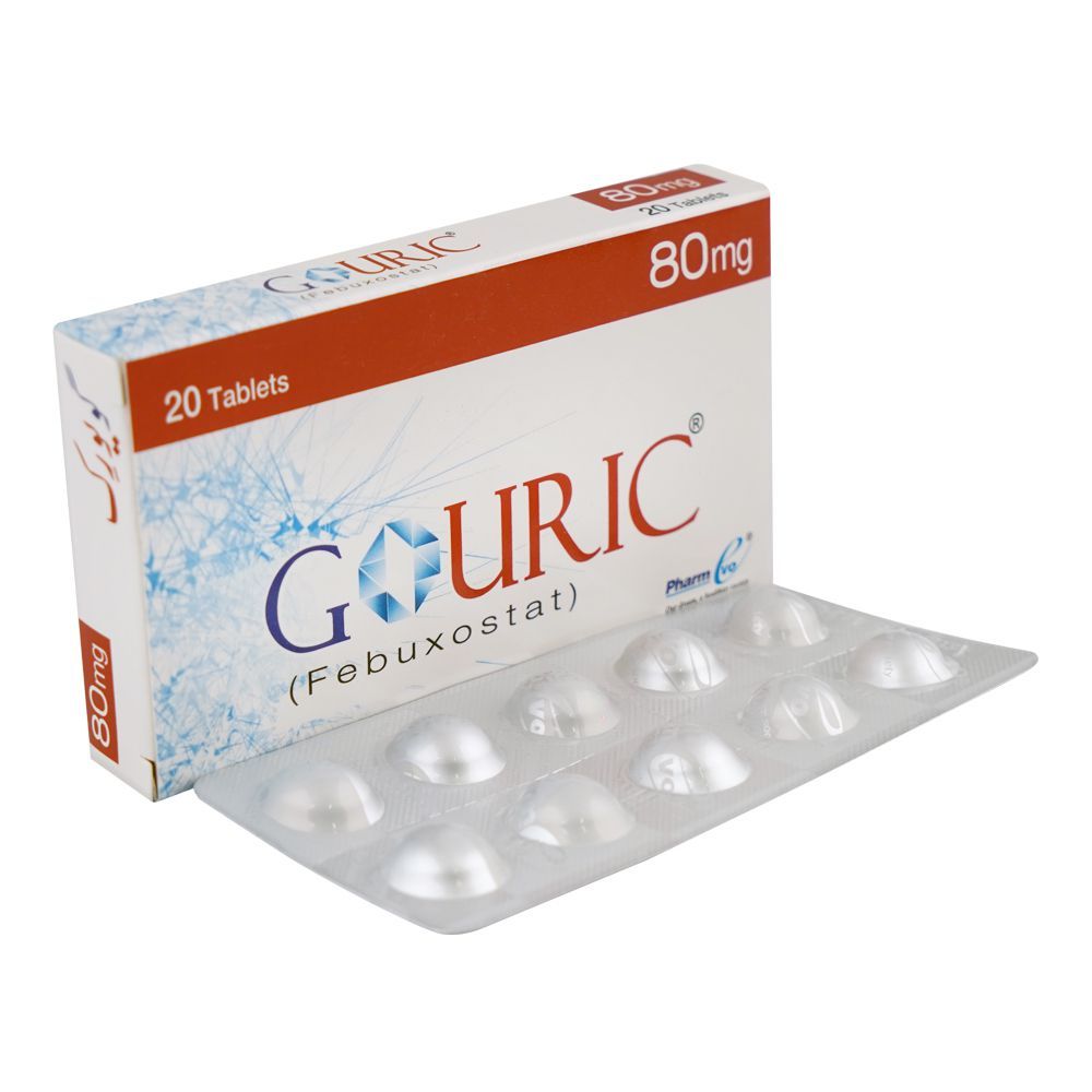 PharmEvo Gouric Tablet, 80mg, 1-Strip - Main Image