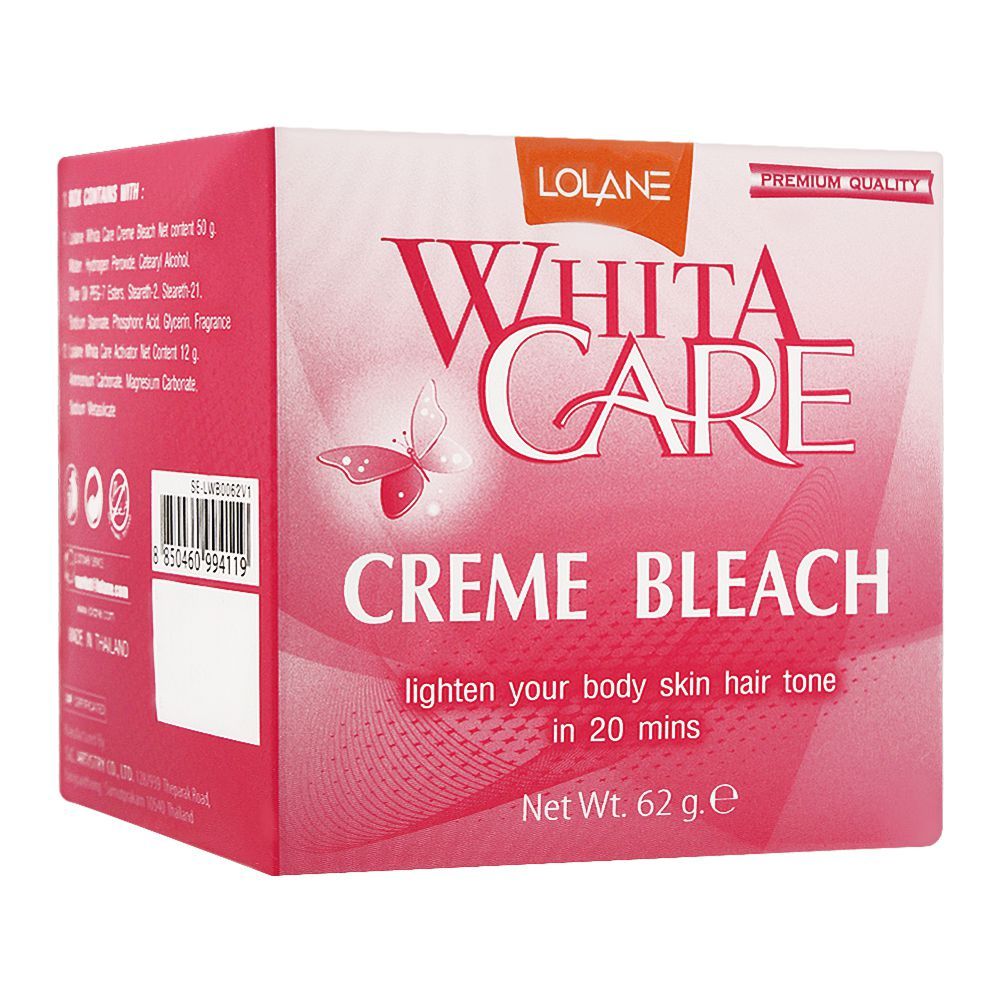 Lolane White Care Cream Bleach, 62g - Main Image
