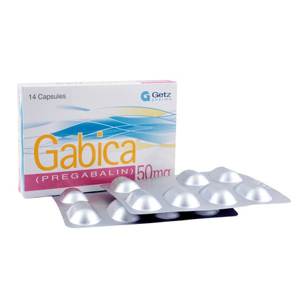 Getz Pharma Gabica Capsule, 50mg, 14-Pack - Image 2