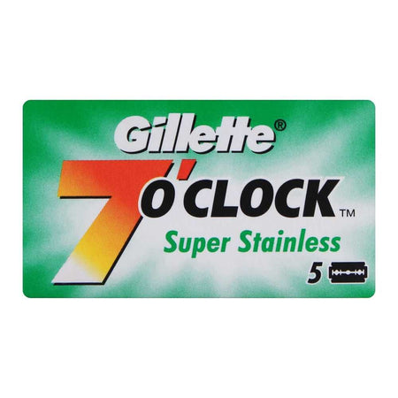 Gillette 7'O Clock Super Stainless Razor Blades 5-Pack - Main Image