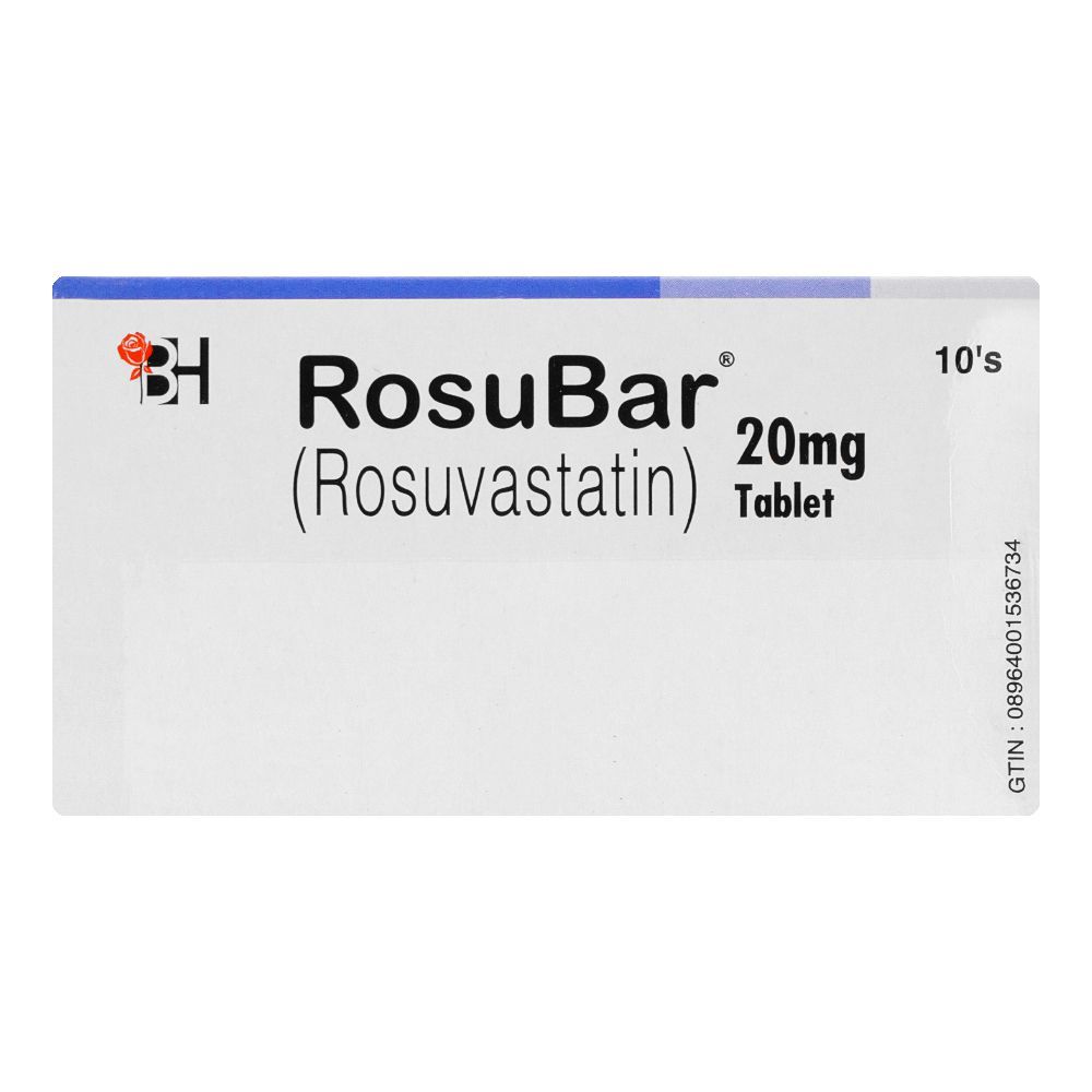 Barrett Hodgson RosuBar Tablet, 20mg, 10-Pack - Image 2