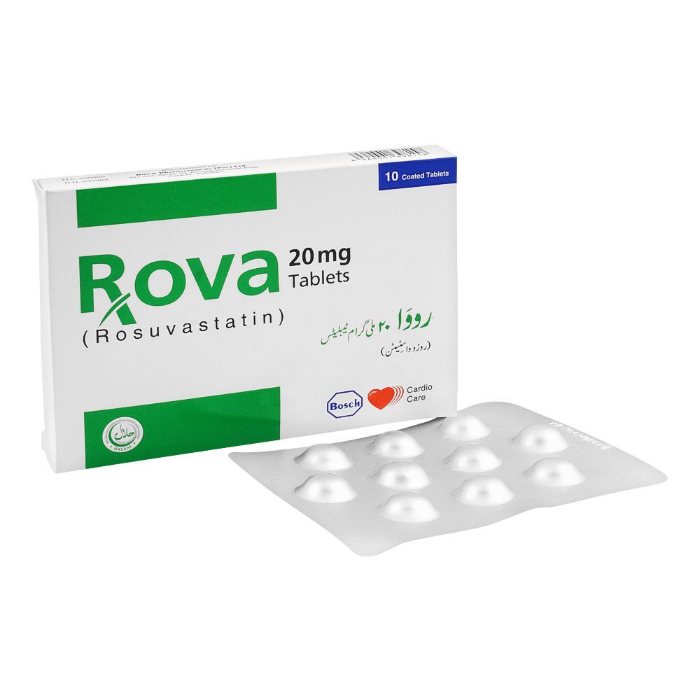Bosch Pharmaceuticals Rova Tablet, 20mg, 10-Pack - Main Image