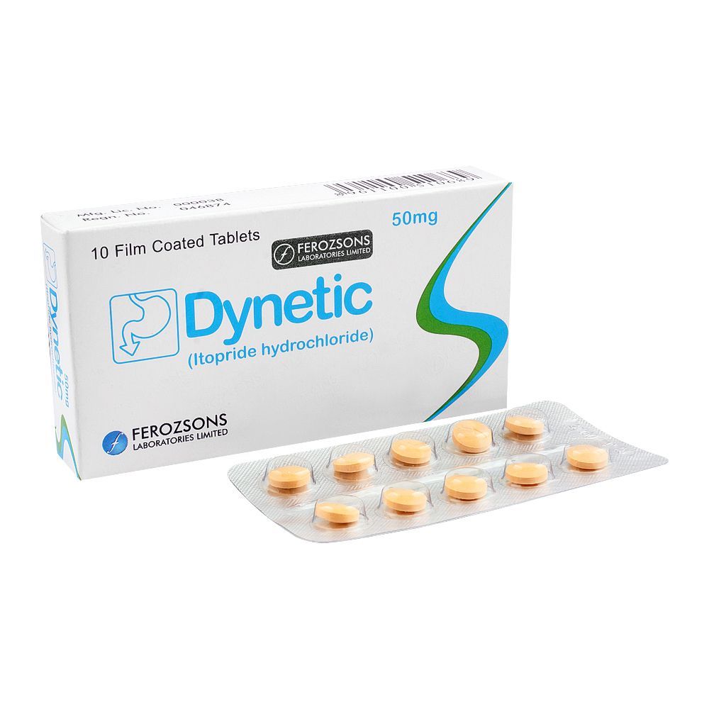 Ferozsons Laboratories Dynetic Tablet, 50mg, 10-Pack - Main Image
