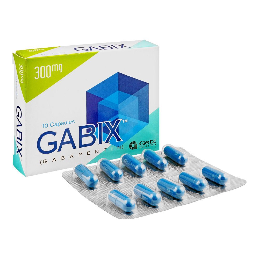 Getz Pharma Gabix Capsule, 300mg, 10-Pack - Main Image