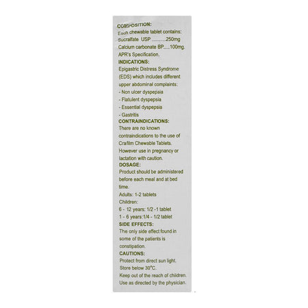 Pacific Pharmaceuticals Crafilm Chewable Tablet, 32-Pack - Image 3