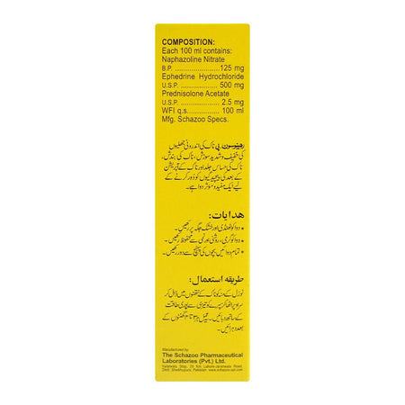 Schazoo Pharmaceuticals Rhinosone P Nasal Spray, 15ml - Image 4