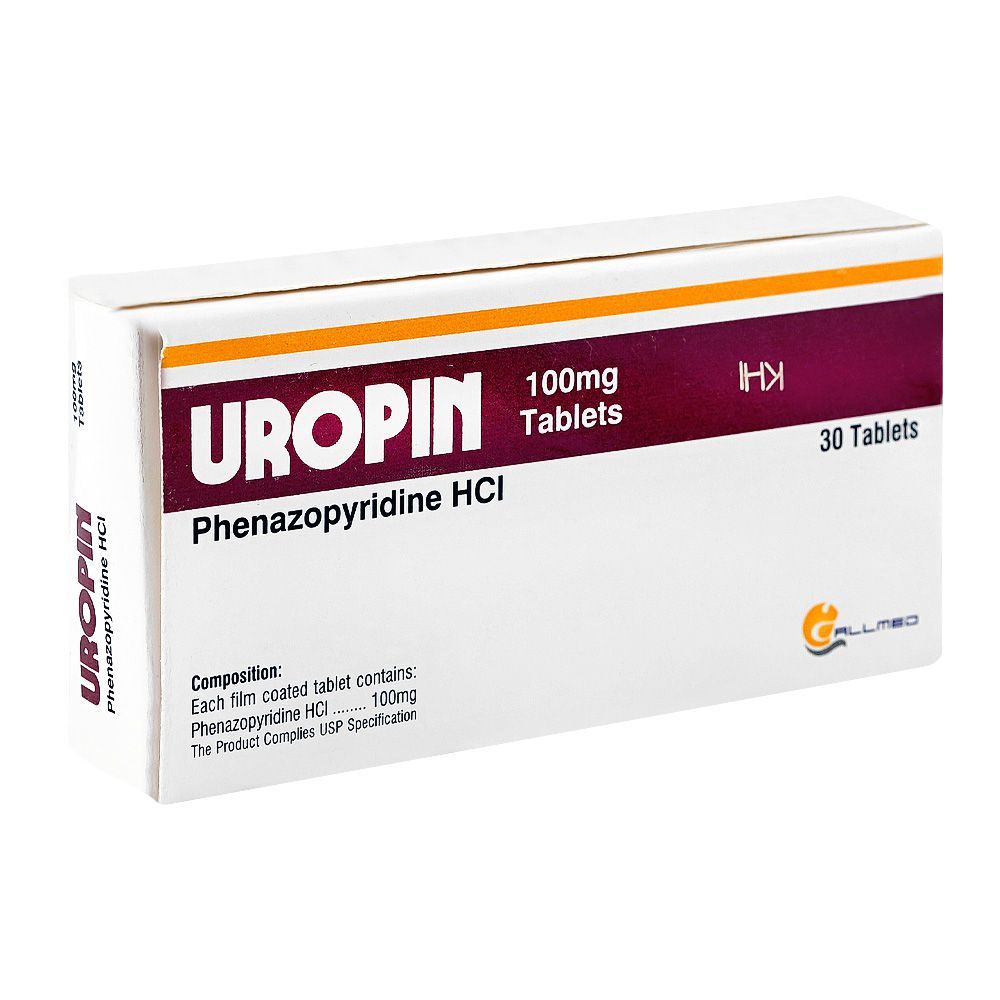 Allmed Laboratories Uropin Tablet, 100mg, 30-Pack - Main Image