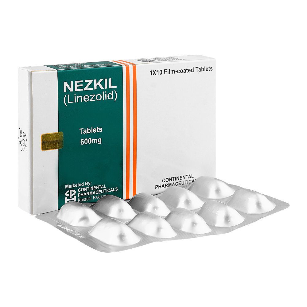Continental Pharmaceuticals Nezkil Tablet, 600mg, 10-Pack - Main Image