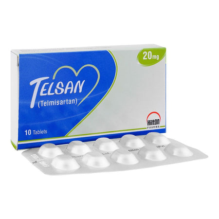 Hilton Pharma Telsan Tablet, 20mg, 10-Pack - Main Image