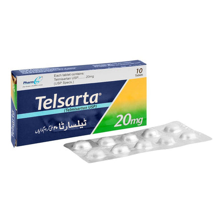 PharmEvo Telsarta Tablet, 20mg, 10-Pack - Main Image