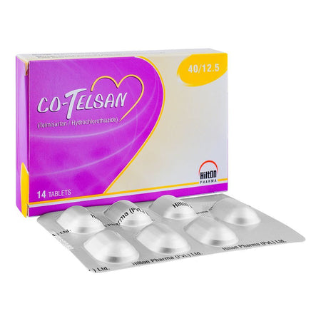 Hilton Pharma Co-Telsan Tablet, 40/12.5mg, 14-Pack - Main Image