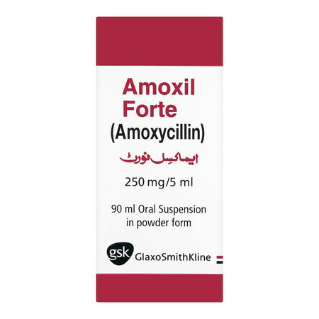 GSK Amoxil Forte Syrup, 250mg/5ml, 90ml - Image 2
