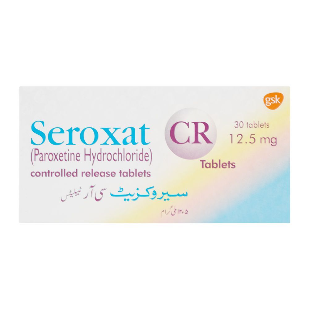 Seroxat Cr 12.5mg Tablets, Box (30 Tablets) - Image 2