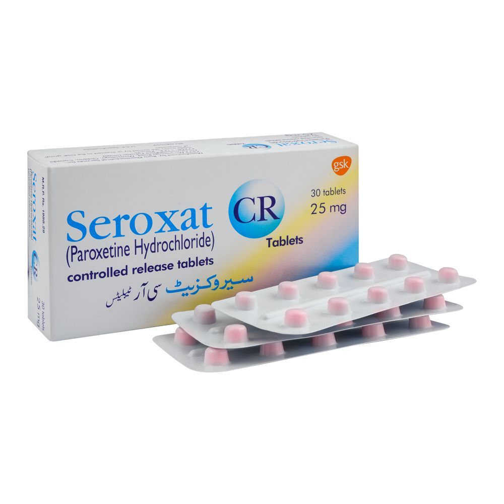 GSK Seroxat CR Tablet, 25mg, 30-Pack - Main Image