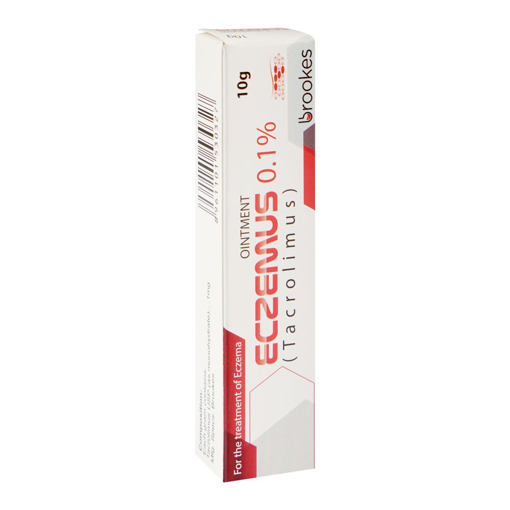 Brookes Pharma Eczemus 0.1% Ointment, 10g - Main Image