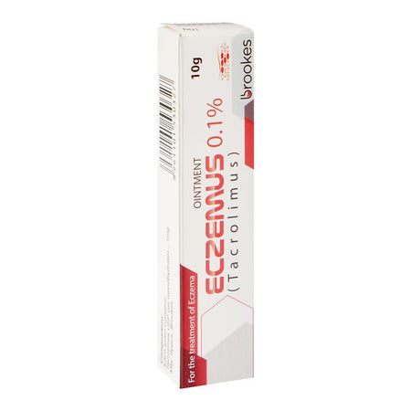 Brookes Pharma Eczemus 0.1% Ointment, 10g - Main Image