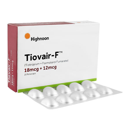 Highnoon Laboratories Tiovair-F Capsule, 18mcg + 12mcg, 30-Pack - Main Image