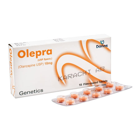 Genetics Pharmaceuticals Olepra Tablet, 10mg, 10-Pack - Main Image