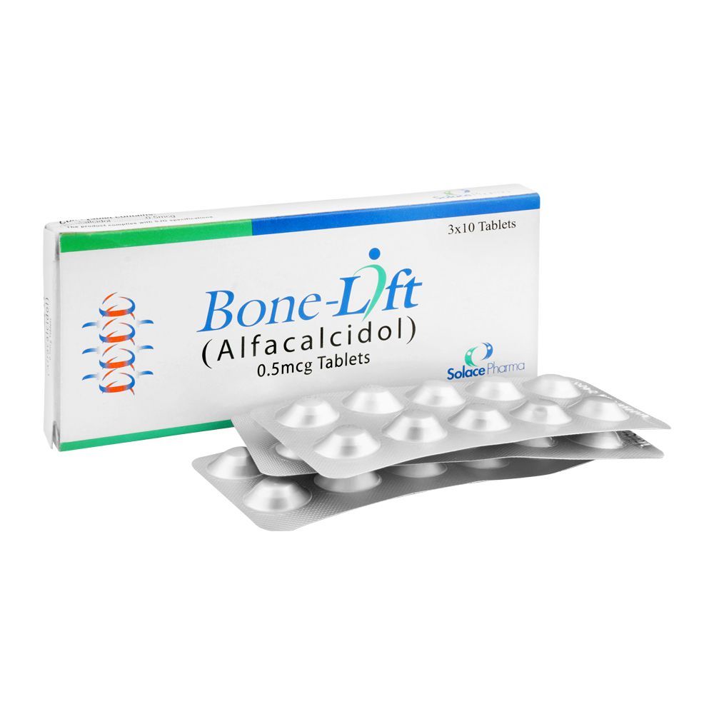 S.J. & G. Bone-Lift Tablet, 0.5mcg, 30-Pack - Main Image
