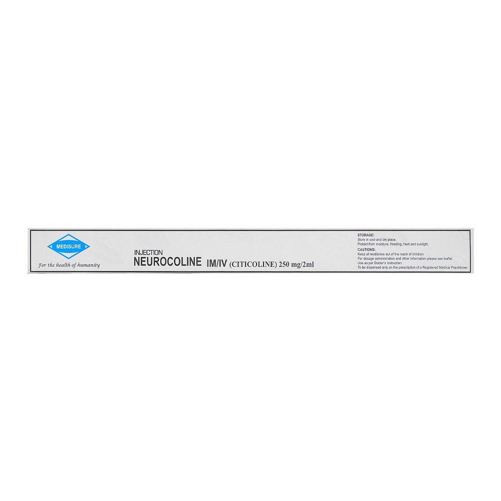 Medisure Laboratories Neurocoline Injection, IM/IV, 250mg/2ml - Image 3