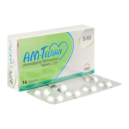 Hilton Pharma Am-Telsan Tablet, 5/40, 14-Pack - Main Image