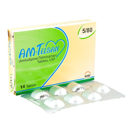 Am-Telsan 5/80 Tablets, Box (14 Tablets) - Main Image