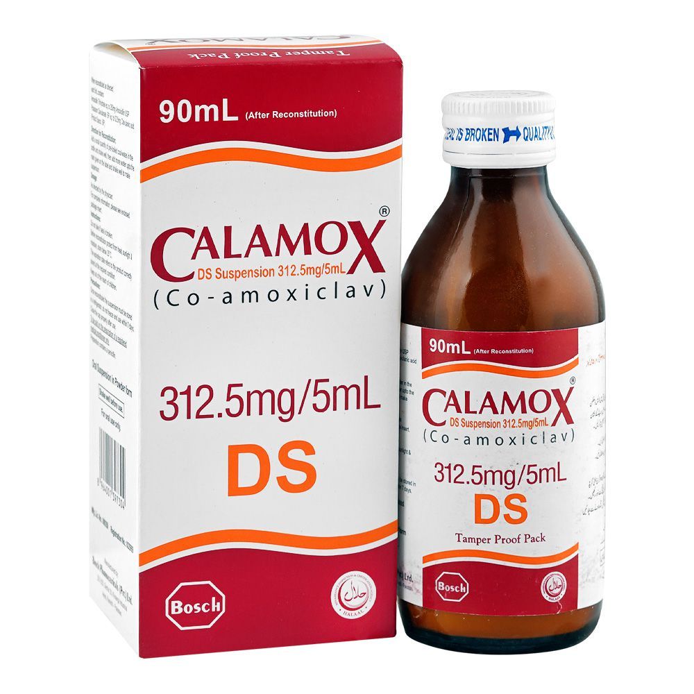Bosch Pharmaceuticals Calamox Syrup, 312.50mg/5ml, 90ml - Main Image