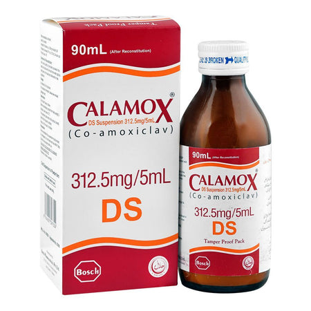 Bosch Pharmaceuticals Calamox Syrup, 312.50mg/5ml, 90ml - Main Image