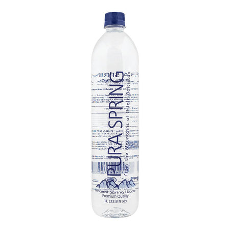 Pura Spring Natural Spring Water Bottle, 1 Litre - Main Image