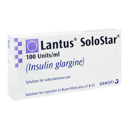 Lantus Solostar 100 Units/Ml Injection, 3ml - Main Image