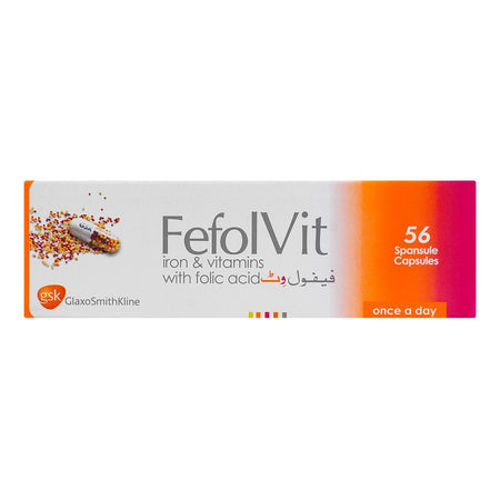 GSK Fefol Vit Spansule Capsule, 1-Strip - Main Image