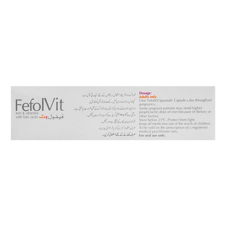 GSK Fefol Vit Spansule Capsule, 1-Strip - Image 4