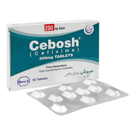 Bosch Pharmaceuticals Cebosh Tablet, 200mg, 10-Pack - Main Image