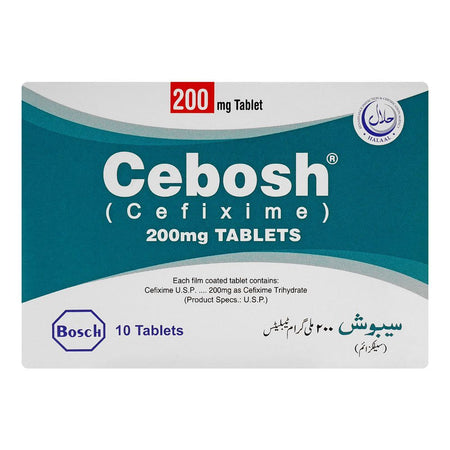 Bosch Pharmaceuticals Cebosh Tablet, 200mg, 10-Pack - Image 2