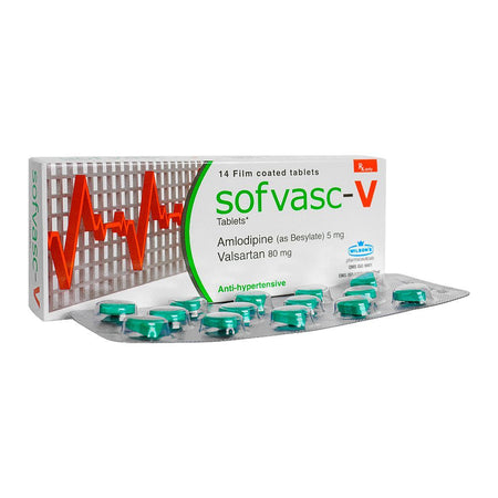 Wilson's Pharmaceuticals Sofvasc-V Tablets 5/80mg, 14 Tablets - Main Image