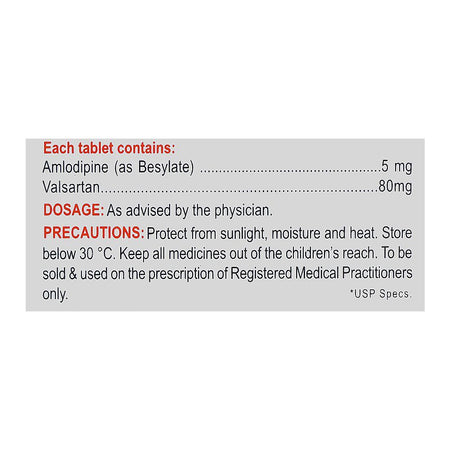 Wilson's Pharmaceuticals Sofvasc-V Tablets 5/80mg, 14 Tablets - Image 3