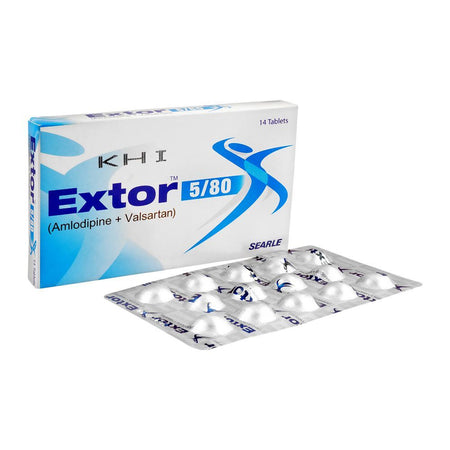 Searle Extor Tablet, 5/80mg, 14-Pack - Main Image
