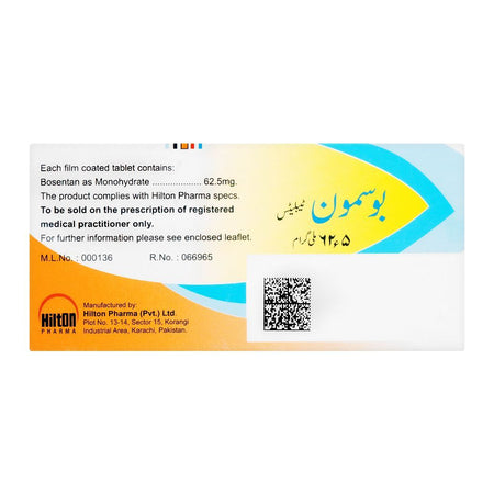 Hilton Pharma Bosmon Tablet, 62.5mg, 14-Pack - Image 2