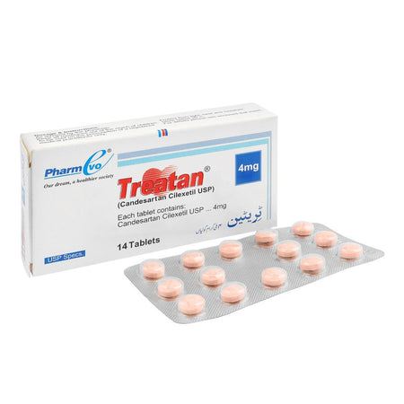 PharmEvo Treatan Tablet, 4mg, 14-Pack - Main Image